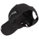 Šiltovka s LED svetlom B-CAP 25 lm, nabíjateľná, USB, univerzálna veľkosť, čierna