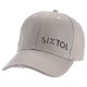 Šiltovka s LED svetlom B-CAP 25 lm, nabíjateľná, USB, univerzálna veľkosť, sivá