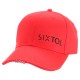 Šiltovka s LED svetlom B-CAP 25 lm, nabíjateľná, USB, univerzálna veľkosť, červená