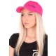 Šiltovka s LED svetlom B-CAP 25 lm, nabíjateľná, USB, univerzálna veľkosť, ružová