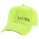 Kšiltovka s LED svetlom B-CAP 25 lm, nabíjateľná, USB, uni veľkosť, fluorescenčná zelená