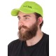 Kšiltovka s LED svetlom B-CAP 25 lm, nabíjateľná, USB, uni veľkosť, fluorescenčná zelená