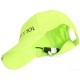 Kšiltovka s LED svetlom B-CAP 25 lm, nabíjateľná, USB, uni veľkosť, fluorescenčná zelená