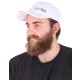 Šiltovka s LED svetlom B-CAP 25lm, dobíjacia, USB, univerzálna veľkosť, biela