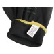 Pracovné rukavice z polyesteru polomáčané v PU GLOVE PE-PU 11, čierne, veľ. 11\