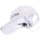 Šiltovka s LED svetlom B-CAP 25lm, dobíjacia, USB, univerzálna veľkosť, biela