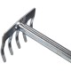 Ručné hrabličky, dĺžka 290 mm, ergonomická rukoväť