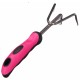 Ručný kultivátor GARDEN PINK ONE, nerez, 28 cm