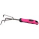 Ručný kultivátor GARDEN PINK ONE, nerez, 28 cm