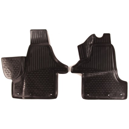 3D Gumené koberce VOLKSWAGEN Transporter (T6), 2015->, VAN, (Európa), 2 ks