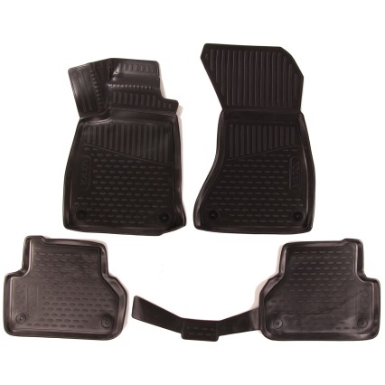 3D Gumené koberce AUDI A5, 03/2016->, 4WD, Európa