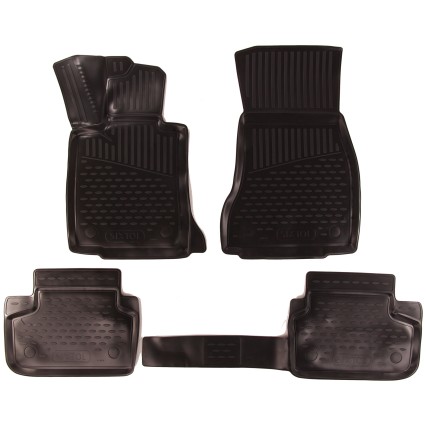 3D Gumené koberce BMW Series 5, 2016->, sedan, Európa