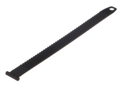Upínací pásik pre nosič kol na ťažné zariadenie, dĺžka 27cm, čierny - náhradný diel