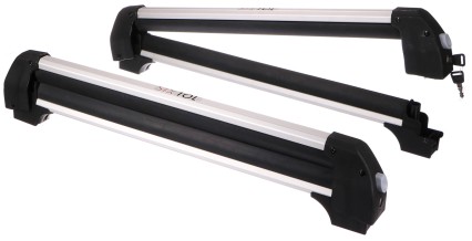 Strešný nosič lyží, snowboardov a wakeboardov so zámkom ROOF SKI, 76 cm, nosnosť 35kg