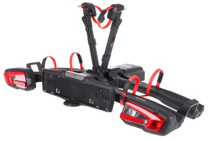 Nosič bicyklov na ťažné zariadenie E-BIKE 2 PRO - 2 elektrobicykle, nosnosť 60 kg, skladací