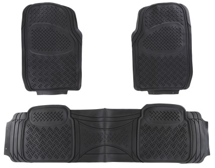 Univerzálne gumené autokoberce CAR MAT UNI SET 2, komplet, 3 ks