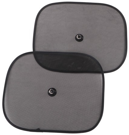 Slnečná clona s prísavkou na bočné okno auta CAR SUNSHADE SET 7, 44 x 36 cm, 2 ks