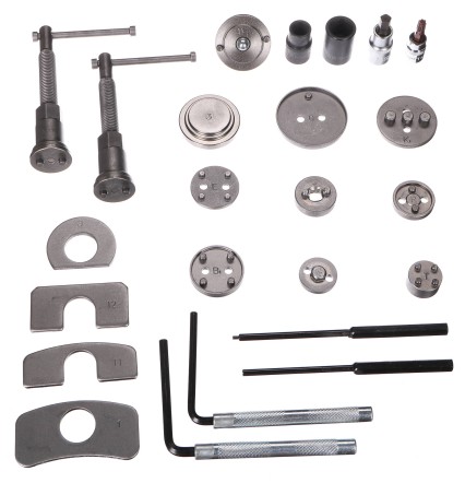 Stláčač piestov bŕzd MECHANIC BRAKE SET BLACK 50, sada 50 ks