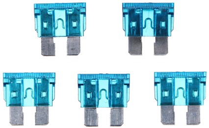 Sada nožových automobilových poistiek MECHANIC FUSE SET 15A, 100 ks