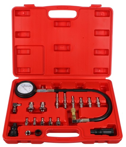 Sada na testovanie tlaku valca naftových motorov MECHANIC ENGINE TESTER 21, 0-70 bar, 21 ks