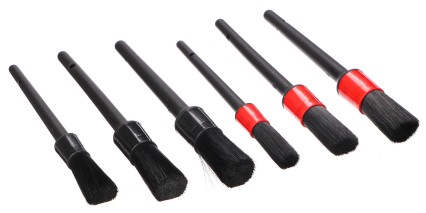 Sada precíznych štetcov na čistenie auta CAR DETAILING BRUSH 6, 6ks