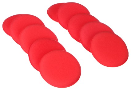 Sada leštiacich vankúšikov na vosk auta CAR DETAILING WAX PAD 10, 10 ks