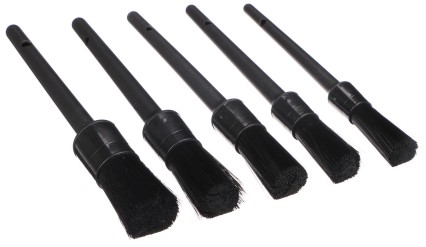 Sada tvrdých precíznych štetcov na čistenie auta CAR DETAILING BRUSH 5 HARD, 5 ks
