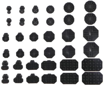 Sada nástavcov na opravu preliačenej karosérie CAR BODY REPAIR SET 40