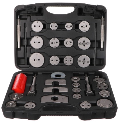 Stláčač brzdových piestov MECHANIC BRAKE SET BLACK 35, sada 35 ks