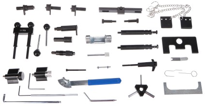 Prípravok na časovanie naftových/benzínových motorov MECHANIC ENGINE TIMING 34, VAG TDI, 34 ks