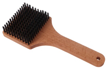 Plochý kartáč na čistenie plášťa pneumatik bicykla CAR DETAILING WOOD BRUSH 4