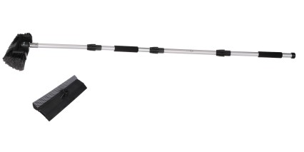 Prietoková kefa na umývanie auta s dvoma nadstavcami CAR DETAILING WASH BRUSH SET 3, 280cm