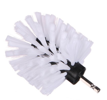 Guľatý kartáč na vŕtačku na čistenie auta CAR DETAILING DRILL BRUSH ONE SOFT, mäkký