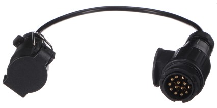 Káblová redukcia zásuvky ťažného zariadenia TRAILER CABLE 2, 13-7pin, 50 cm