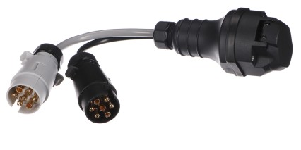 Káblová redukcia zásuvky ťažného zariadenia TRAILER CABLE 5, z 13pin na 7pin N+S, 35 cm
