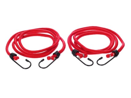 Gumové upínacie popruhy/gumičky CARGO CORD BASIC 200, 200 cm, 2 ks