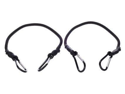 Gumové upínacie popruhy/gumicuky CARGO CORD CARABINER 50, 50 cm, 2 ks