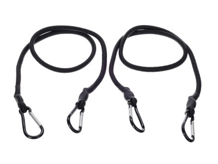 Gumové upínacie popruhy/gumicuky CARGO CORD CARABINER 100, 100 cm, 2 ks
