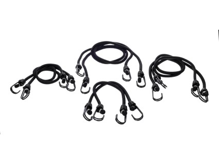 Sada gumových upínacích popruhov/gumicukov CARGO CORD SET PREMIUM 8, 8 ks