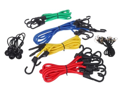 Sada gumených upínacích popruhov/gumičiek CARGO CORD SET 26, 26 ks
