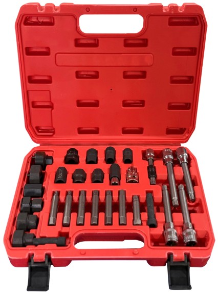 Sada na montáž a demontáž remeníc alternátora MECHANIC PULLEY SET 4, 30 ks