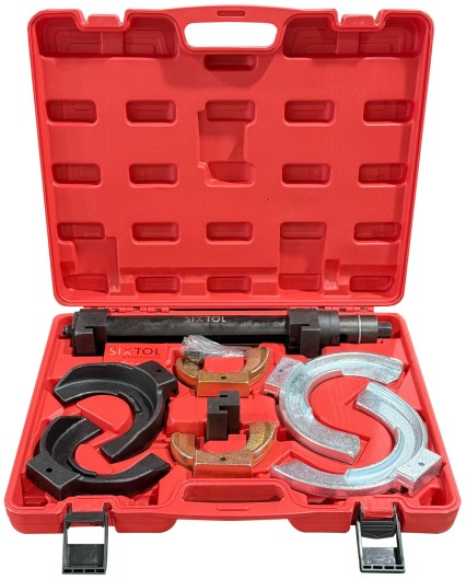 Sada sťahováka pružín tlmičov s vymeniteľnými vidlicami MECHANIC SPRING SET 5