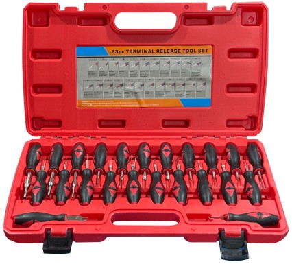 Sada vypichovačov pinov a konektorov MECHANIC TERMINAL PIN SET 1, 23 ks