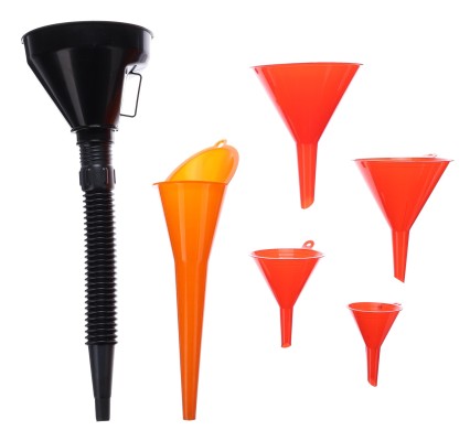 Sada lievikov na dolievanie kvapalín MECHANIC FUNNEL SET 2, 6 ks