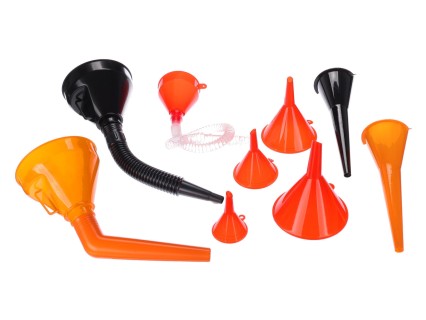 Sada lievikov na dolievanie kvapalín MECHANIC FUNNEL SET 3, 9 ks