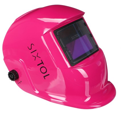 Samostmievacia zváračská kukla WELDING MASK 4, ružová