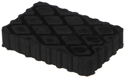 Gumová podložka pre zdvihák automobilov JACK PAD 16, 120x80x20 mm
