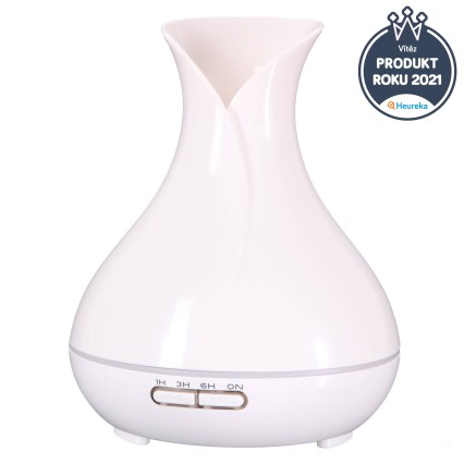 Aroma difuzér Vulcan biely lesk 350 ml