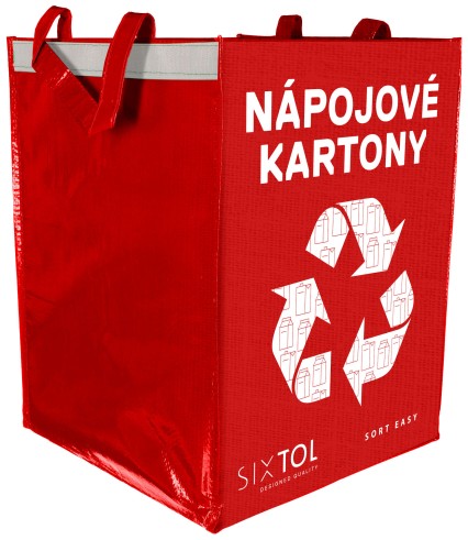 Taška na triedený odpad SORT EASY CARTON, 30x30x40 cm, 36 l