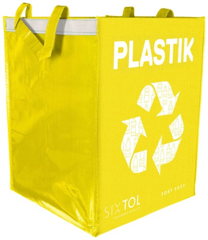 Taška na triedený odpad SORT EASY PLASTIK DE, 30x30x40cm, 36l